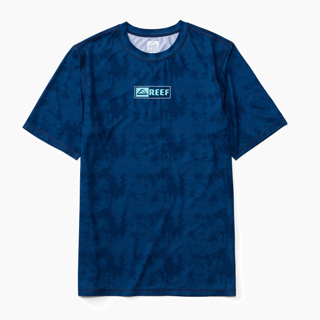 Ellsworth Short Sleeve Surf Shirt 50 UPF - Insigna Blue Water P