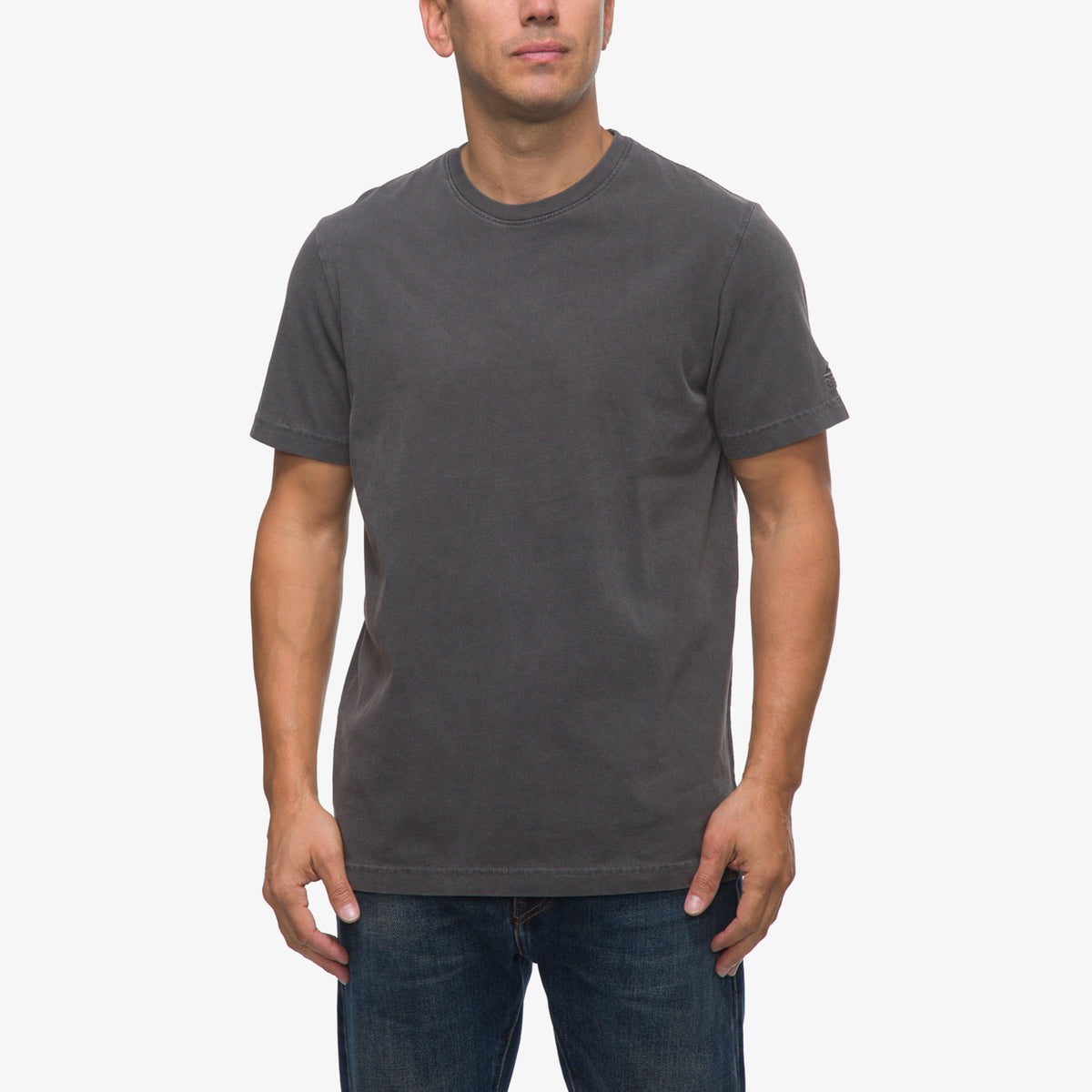 Marte Short Sleeve Tee - Pirate Blk - Front View