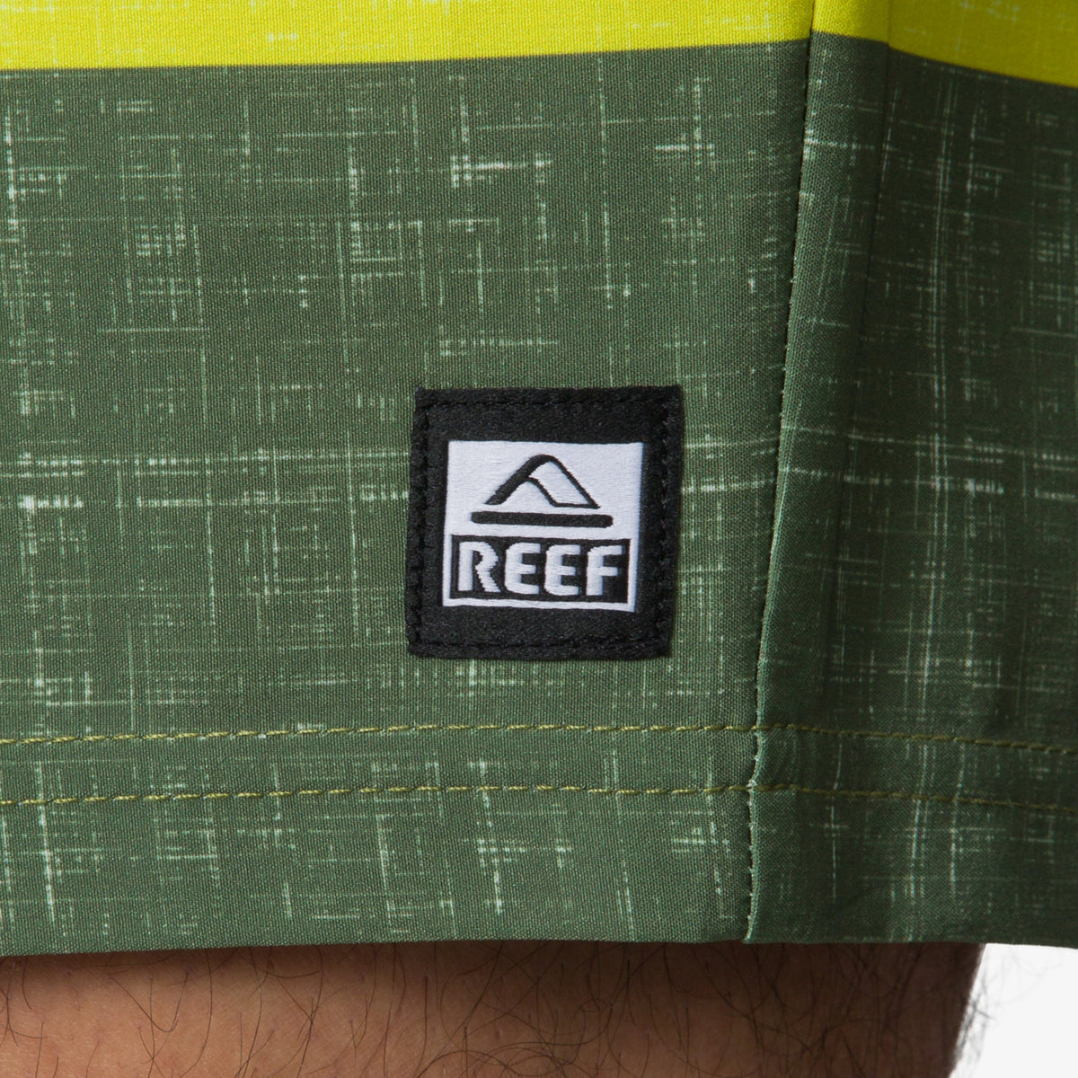 Casey Stripe Boardshort 17" - Fair Green - Down the Line 2 View
