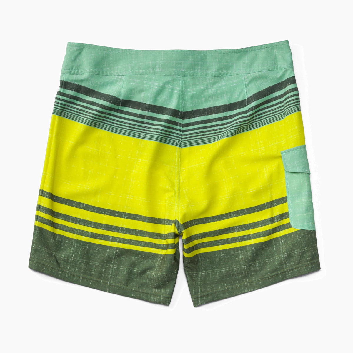 Casey Stripe Boardshort 17" - Fair Green