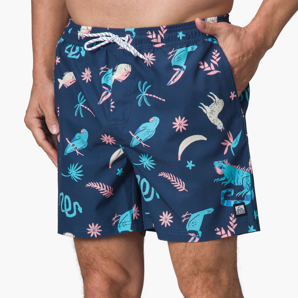 Myers Elastic Waist Short 16" - Insigna Blue - Alternate 1 View