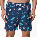 Myers Elastic Waist Short 16" - Insigna Blue - Front View
