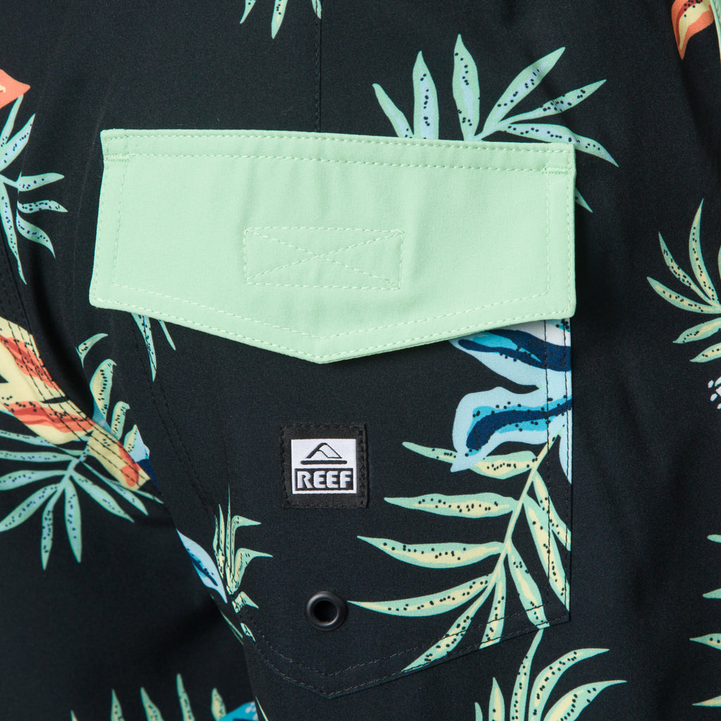 Robbie Boardshort 19" - Caviar - Down the Line 2 View