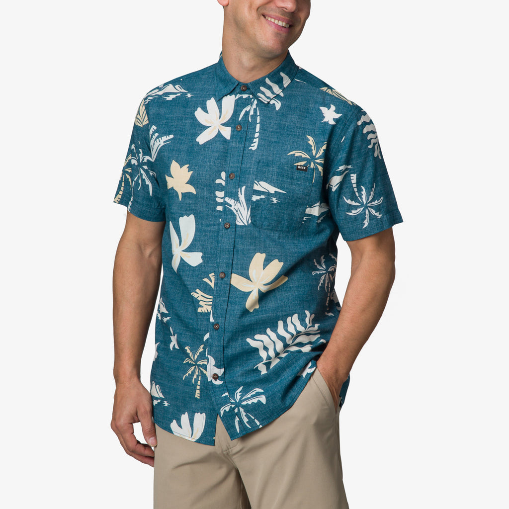 Watson Short Sleeve Shirt - Legion Blue - Front View