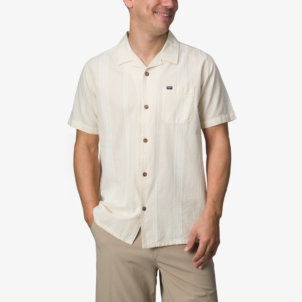 Lemmy Short Sleeve Shirt - Almond Milk - Alternate 1 View