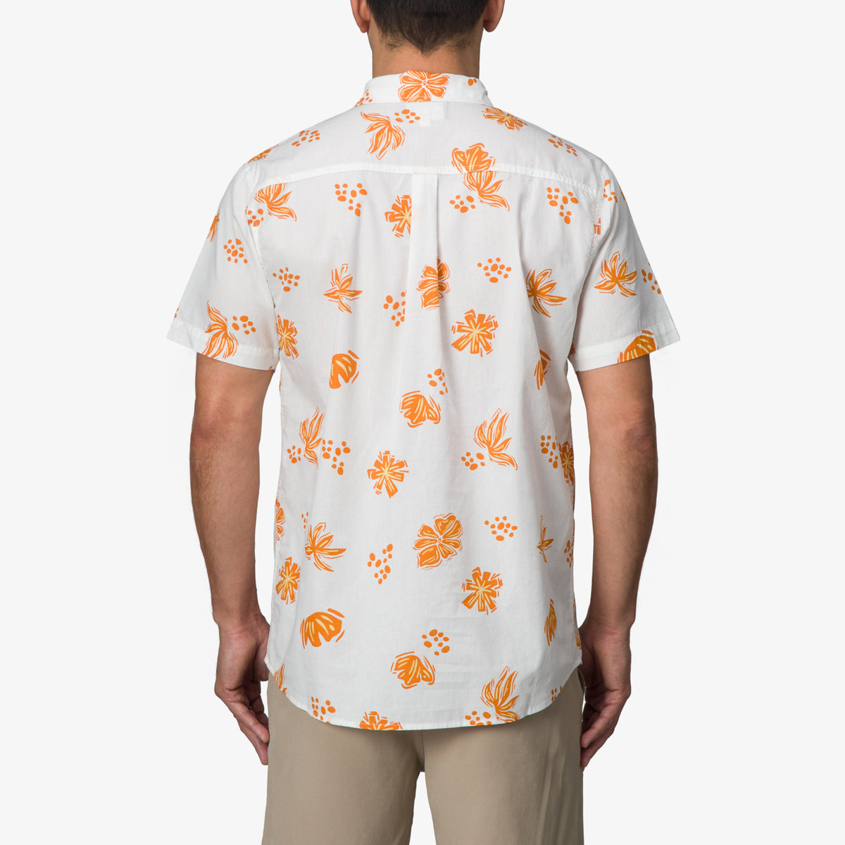 Lawson Short Sleeve Shirt - Bright White - Back View