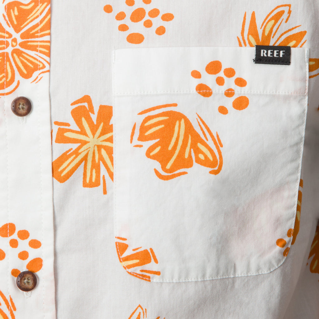 Lawson Short Sleeve Shirt - Bright White - Down the Line 1 View