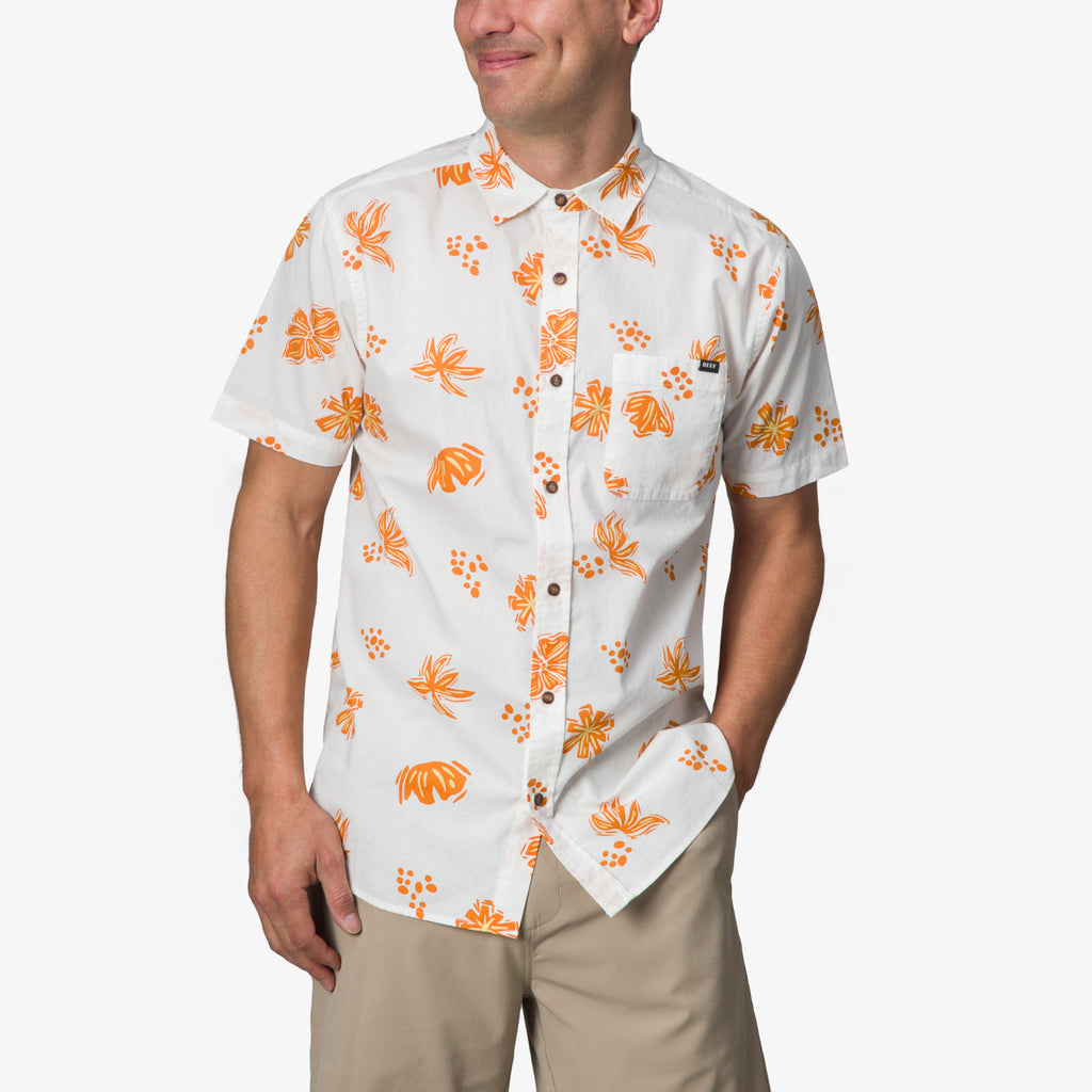 Lawson Short Sleeve Shirt - Bright White - Front View