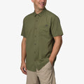Collins Short Sleeve Shirt - Olivine - Front View