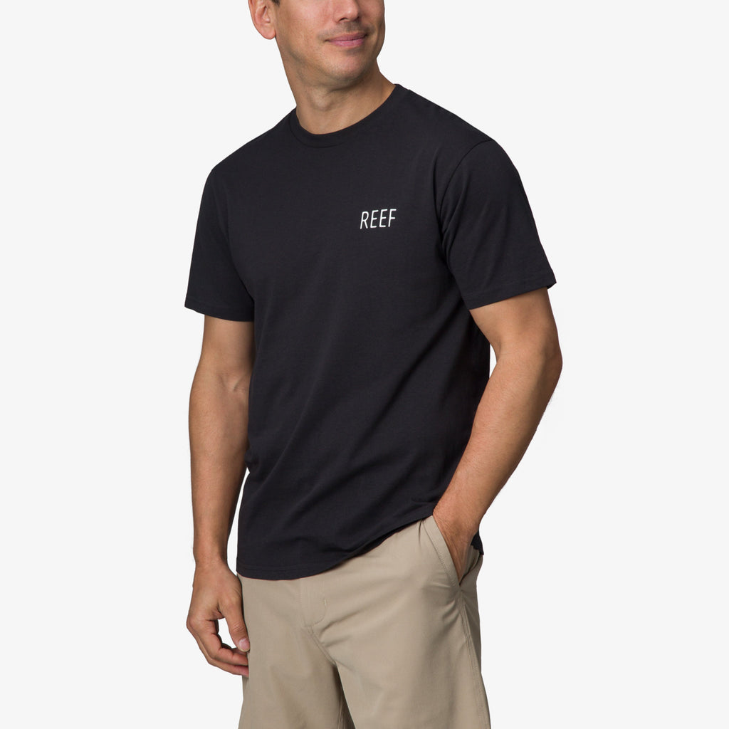 Tatted Short Sleeve T-Shirt - Caviar - Alternate 1 View