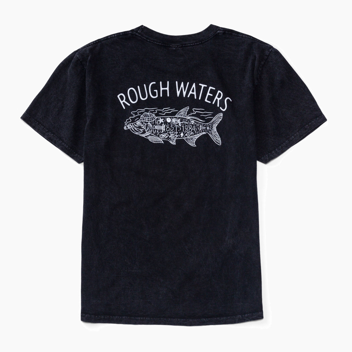 Tatted Short Sleeve T-Shirt - Caviar