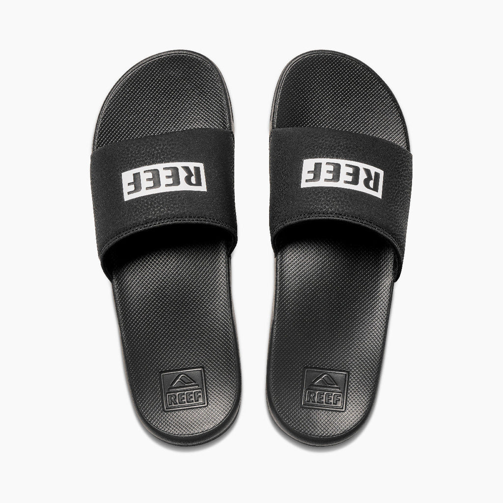 Reef One Slide - Reef Black/White - Top View