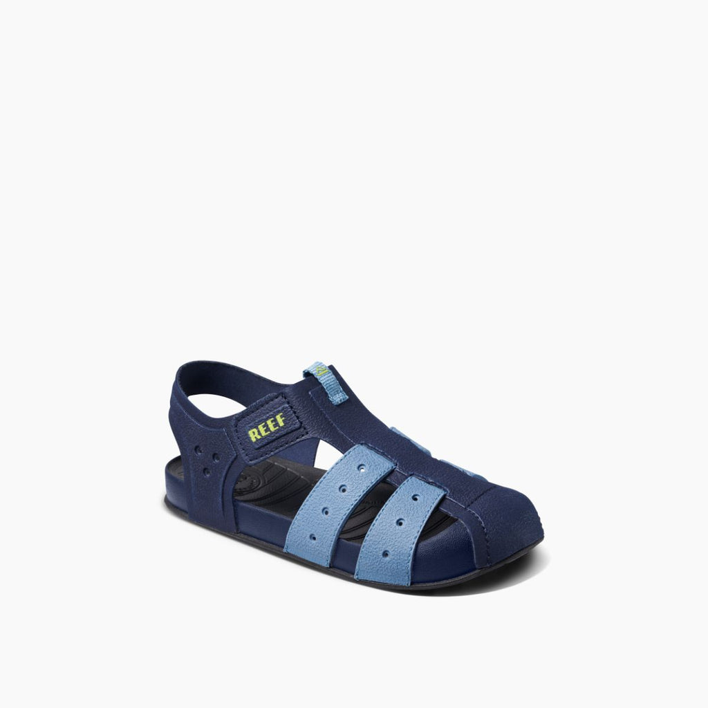 Kids Water Beachy - Grey/Ocean/Lime - Main View