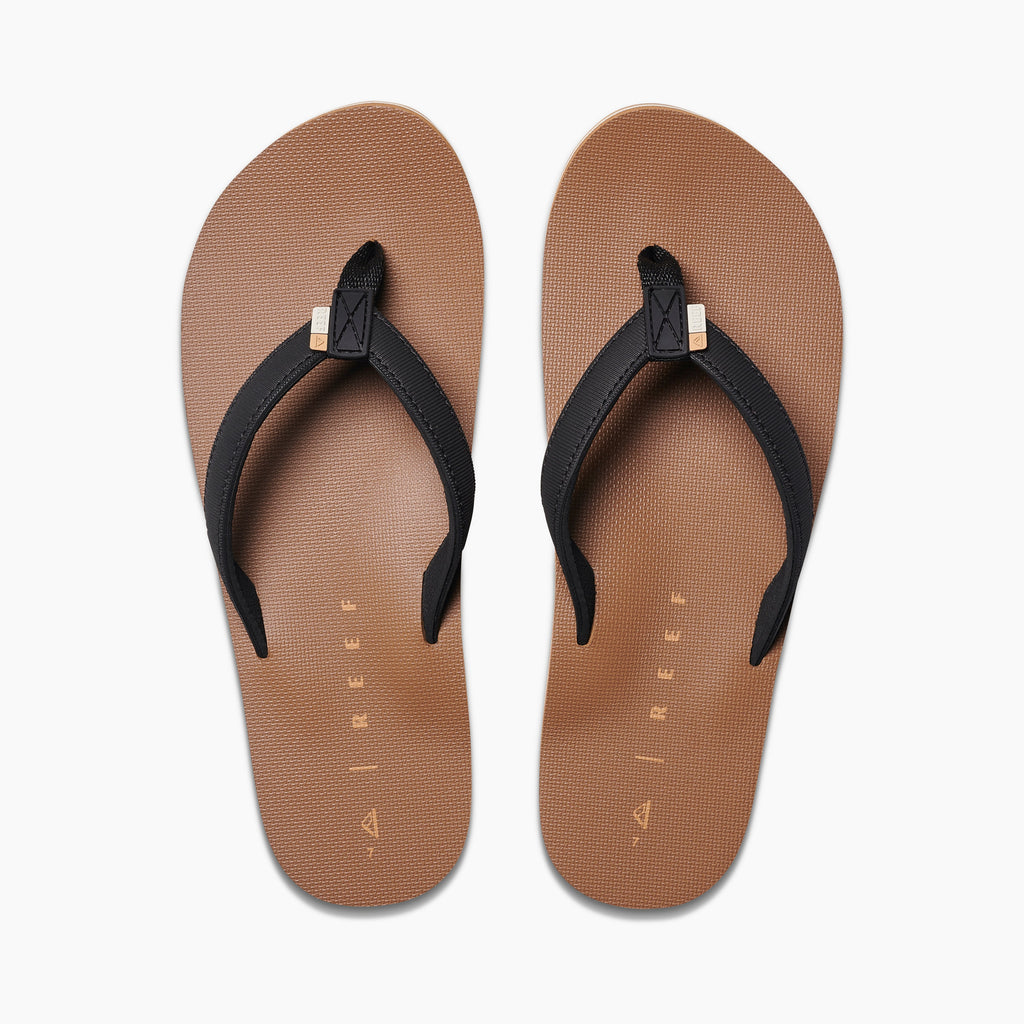 Reef Solana - Black/Tan - Top View