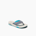 Kids Fanning - Grey/Aqua/Oak - Main View