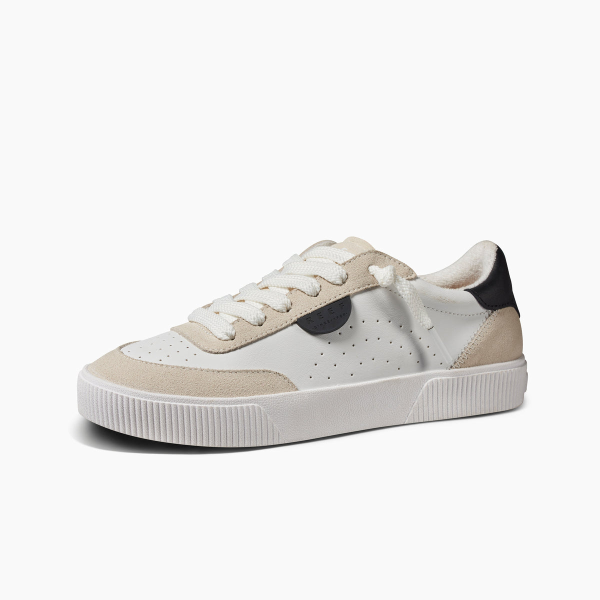 Lay Day Seas - White/Black Lese - Left Side View