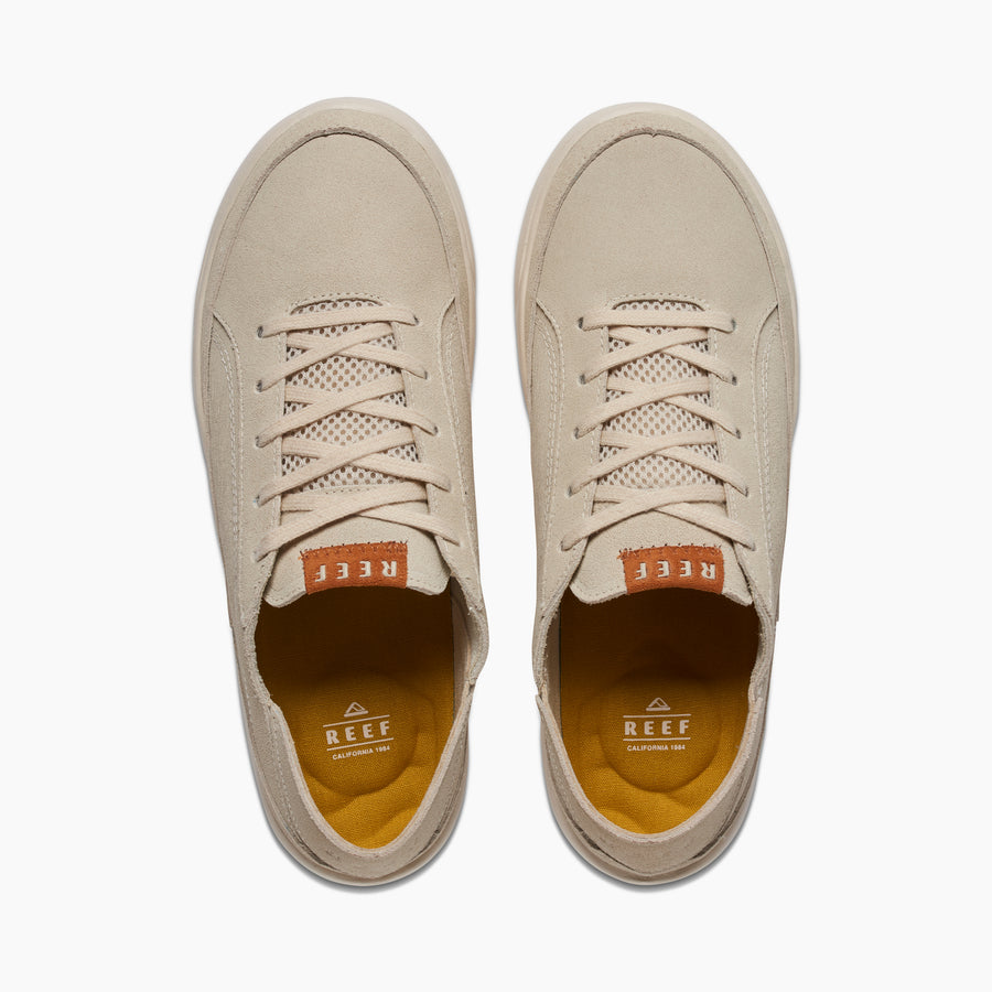 Neptune Suede - Birch/Brown Suede - Top View