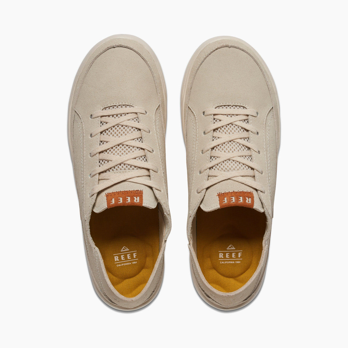 Neptune Suede - Birch/Brown Suede - Top View