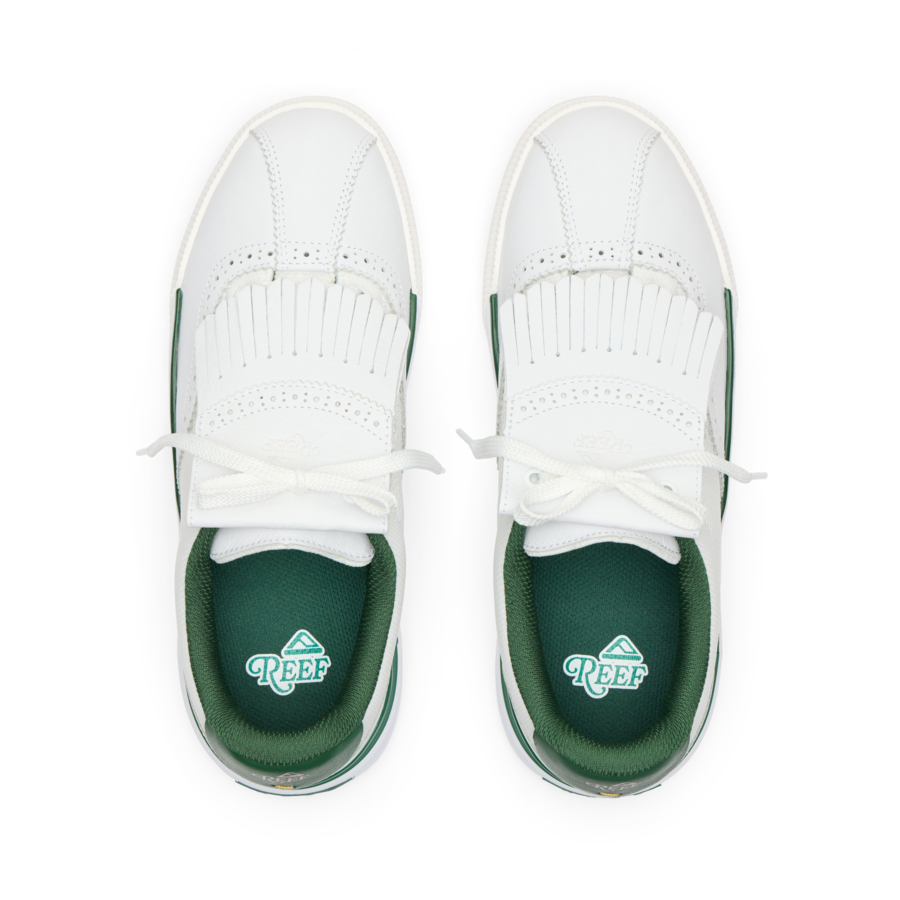 Onshore Pebble - White/Green - Top View