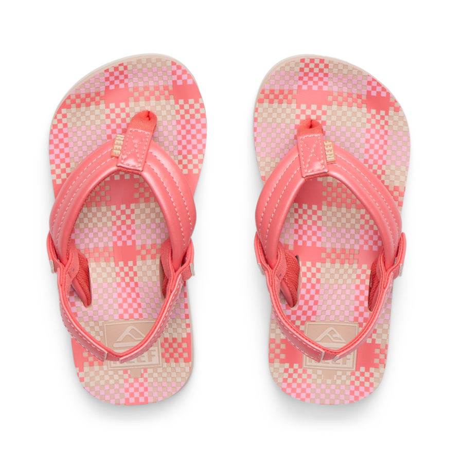 Little Ahi - Pink Plaid - Top View