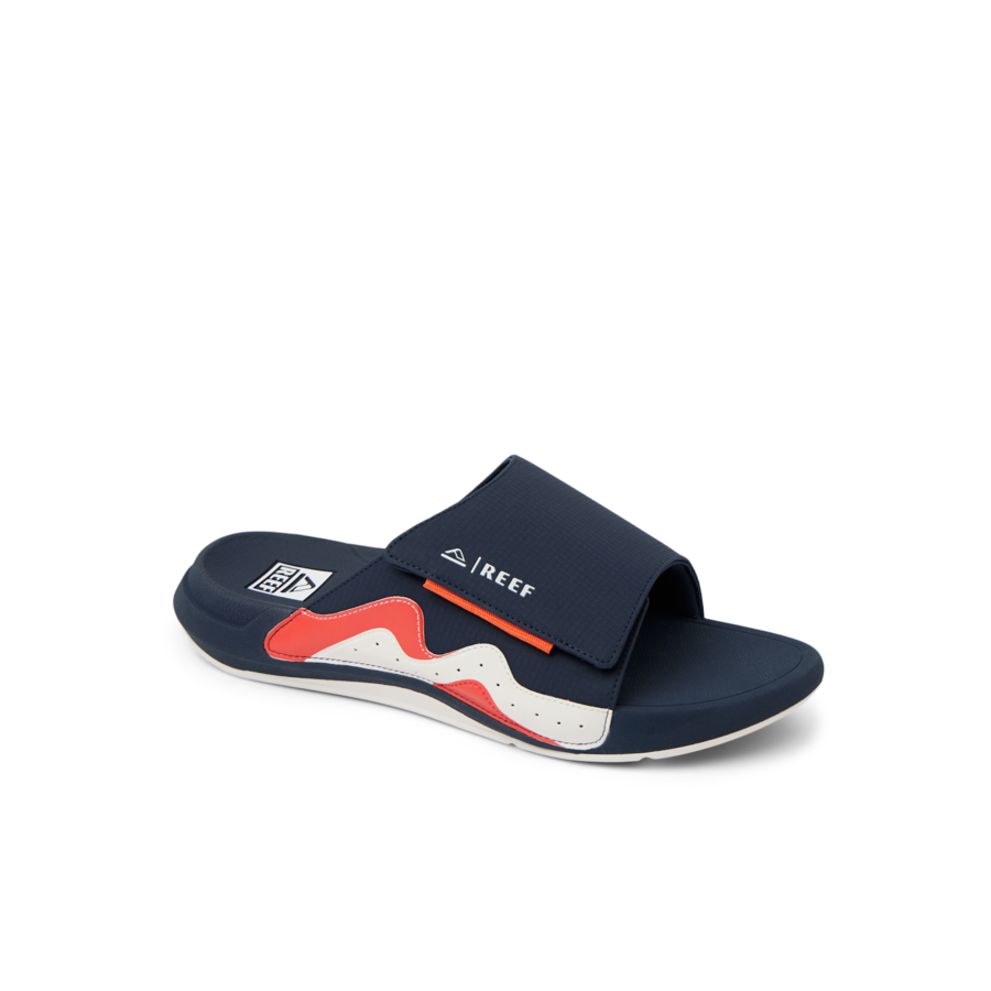 Cruiser Slide - Navy/White/Orange - Main View