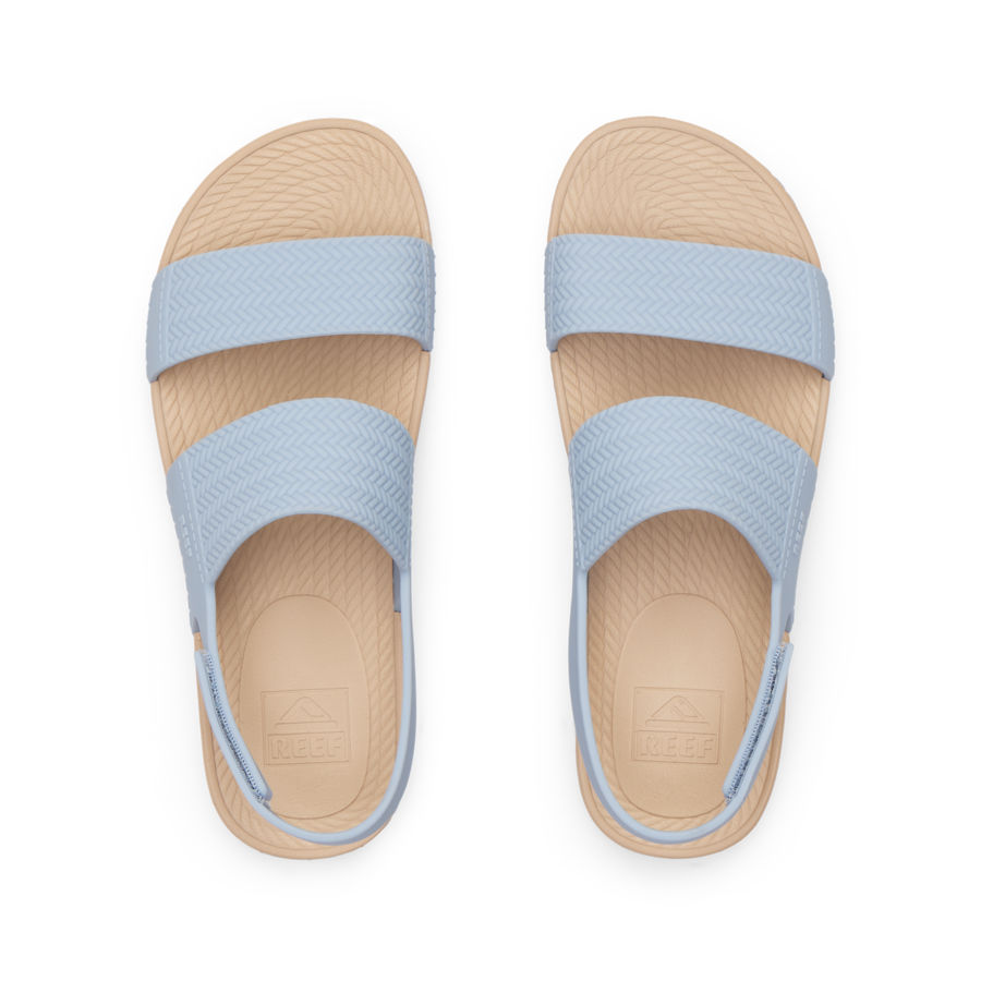 Reef Water Vista - Dusty Blue - Left Side View
