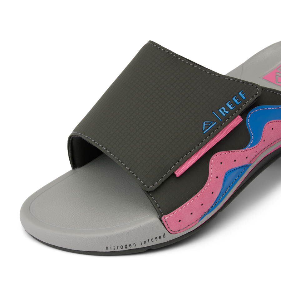 Cruiser Slide - Black/Pink - Down the Line 1 View