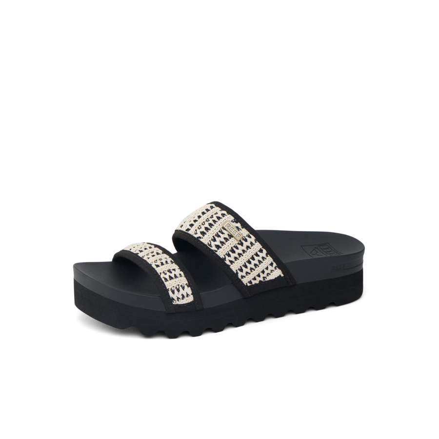 Cushion Vista Hi - Black/Vintage Woven - Left Side View