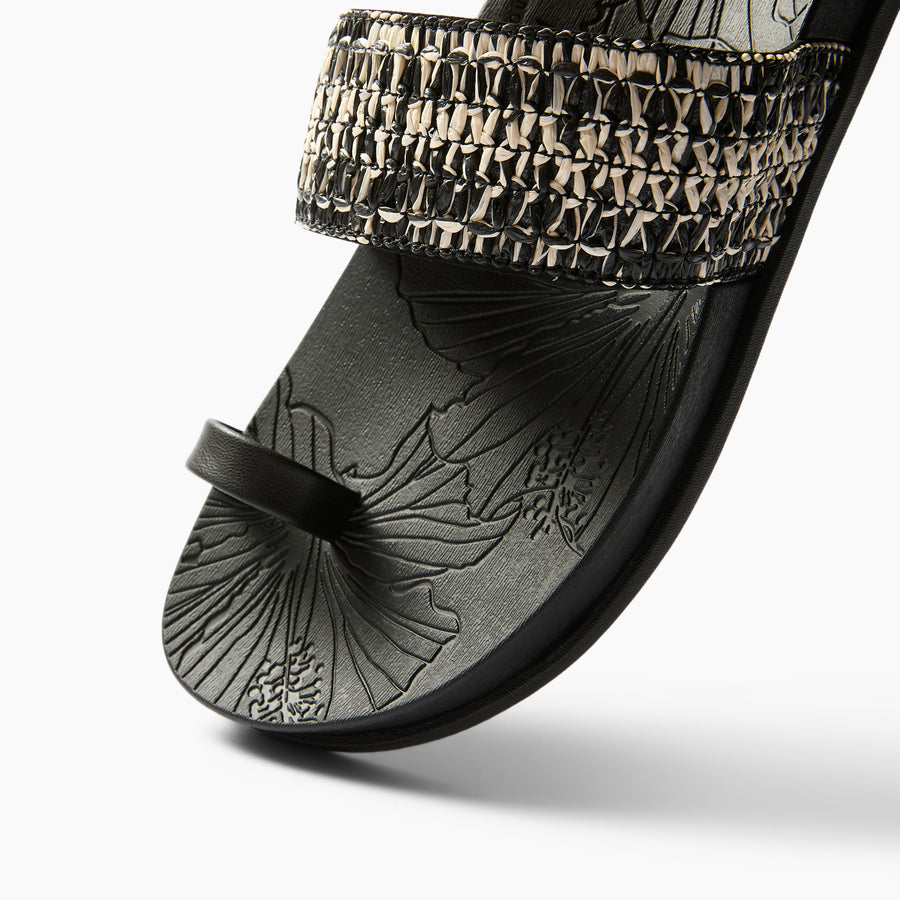 Flora Cruz - Black Floral - Down the Line 1 View