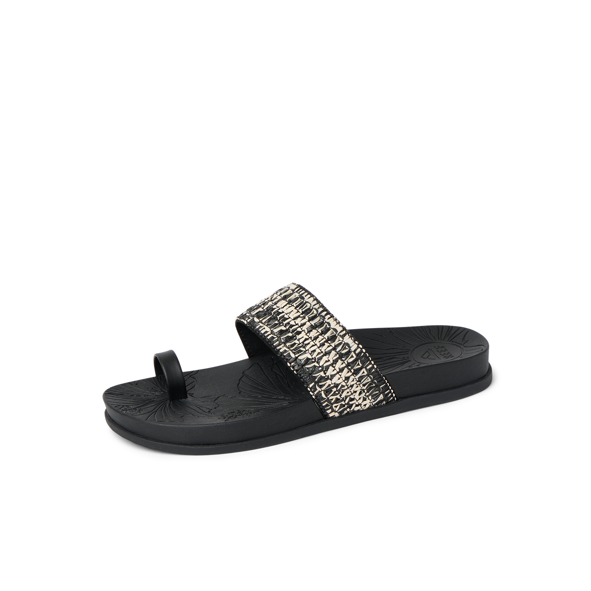 Flora Cruz - Black Floral - Left Side View