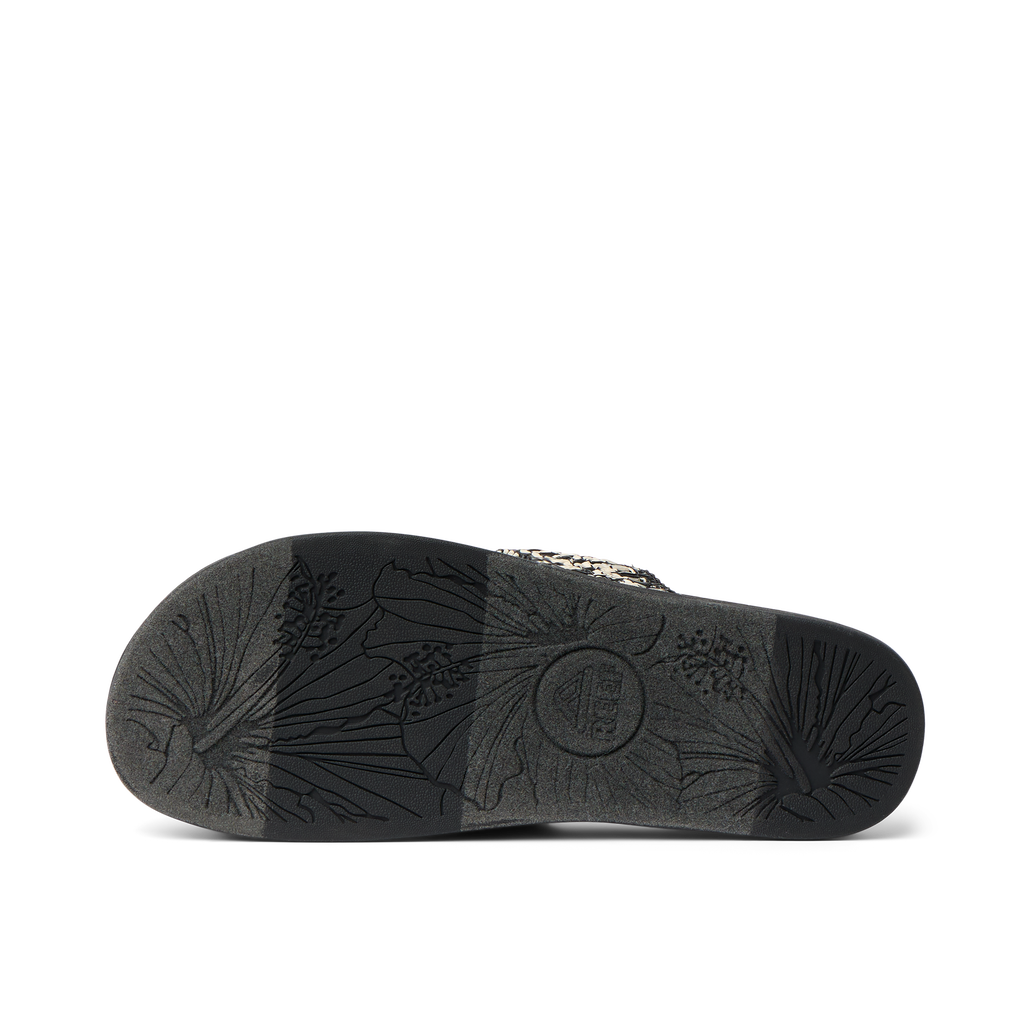 Flora Cruz - Black Floral - Underside View