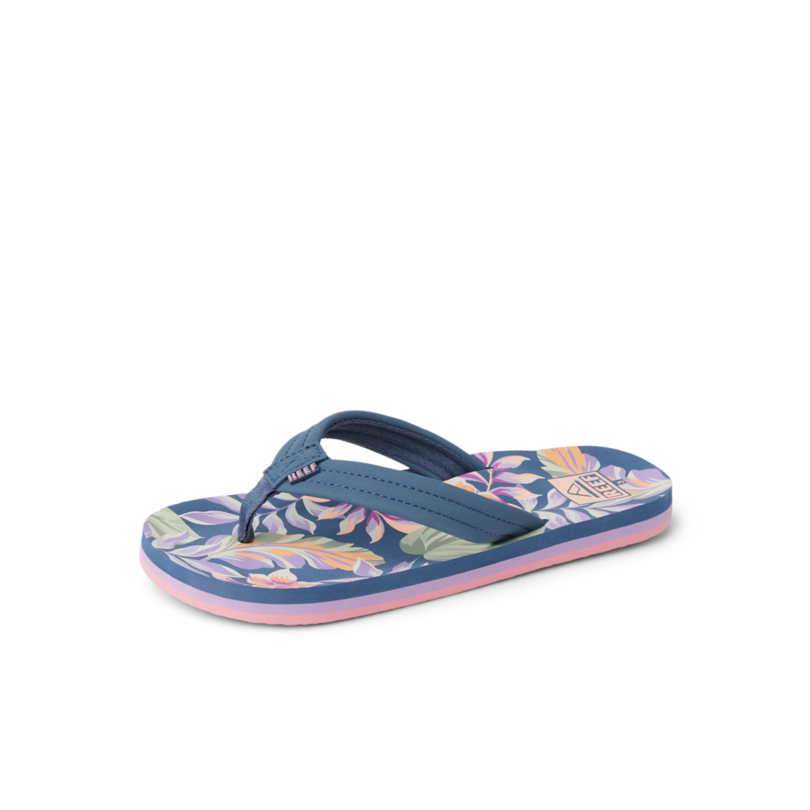 Kids Ahi - Indigo Tropical - Left Side View