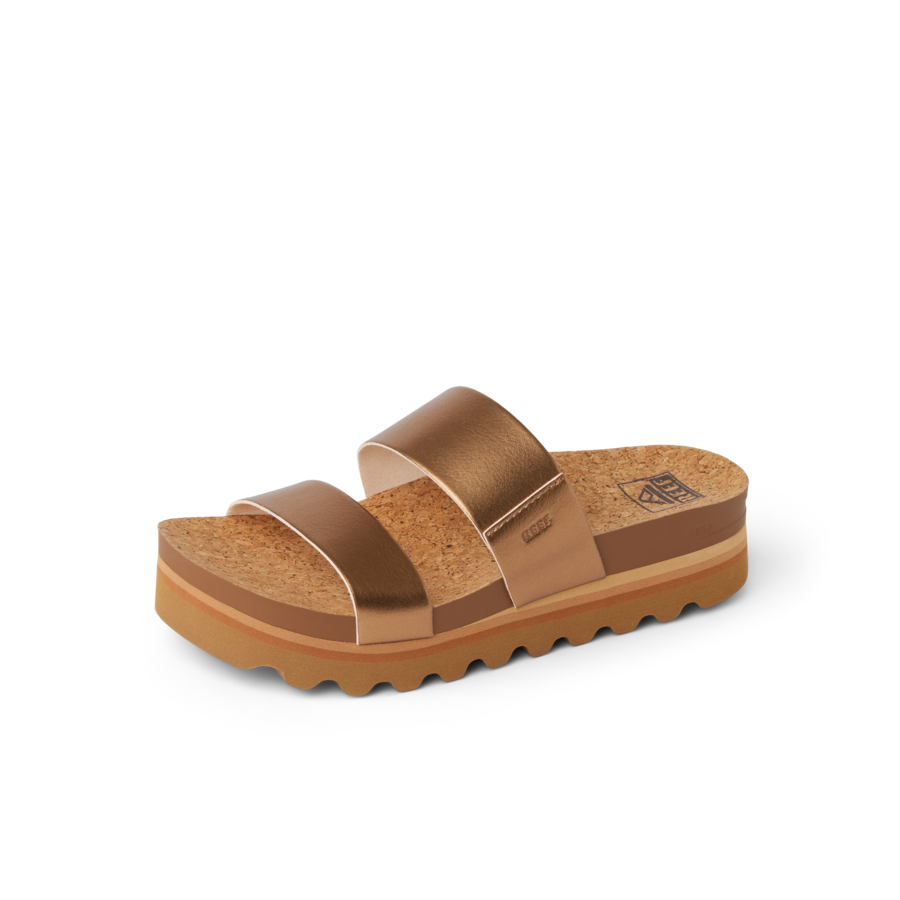 Cushion Vista Hi - Copper/Tan - Left Side View