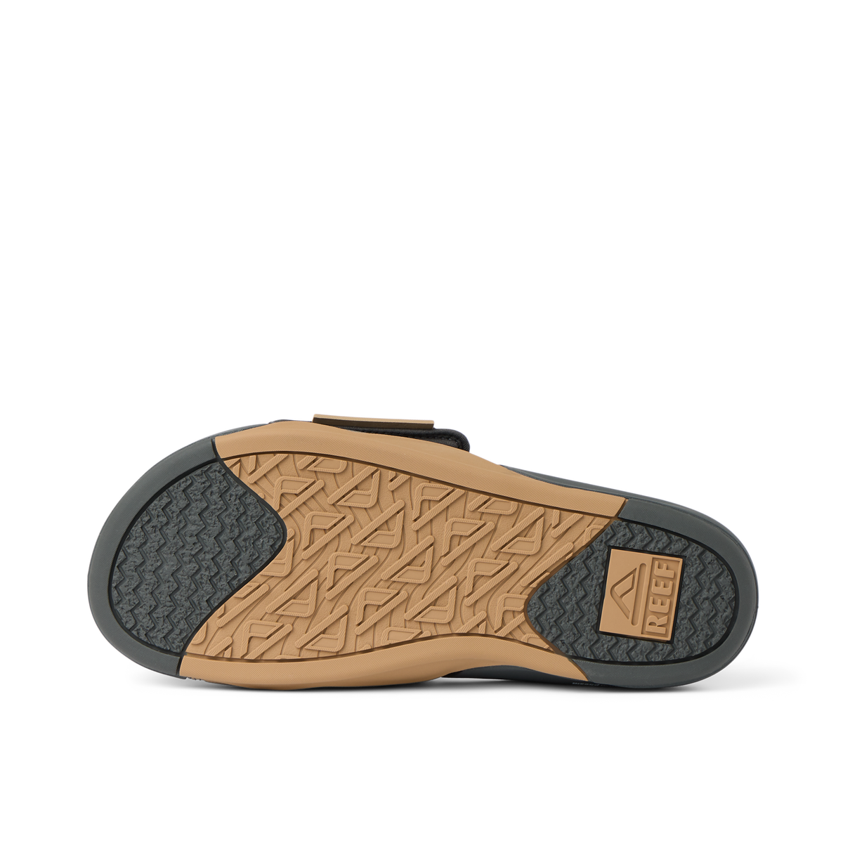 Phantom Slab men's slide sandal sole facing up, showing durable tread with water-friendly, beach-inspired design.