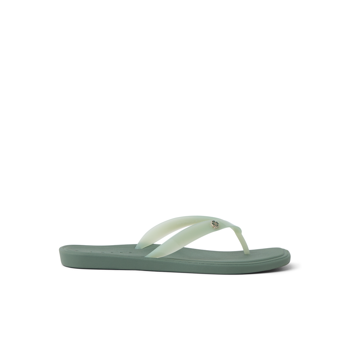 Solaye women's water-friendly flip flop facing left with cushioned sole and sustainable materials, beach-inspired comfort.