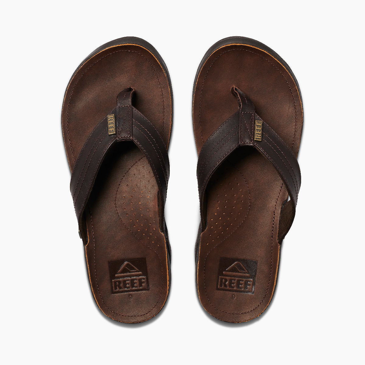 Reef J-Bay Iii - Dark Brown/Dark Brown - Top View